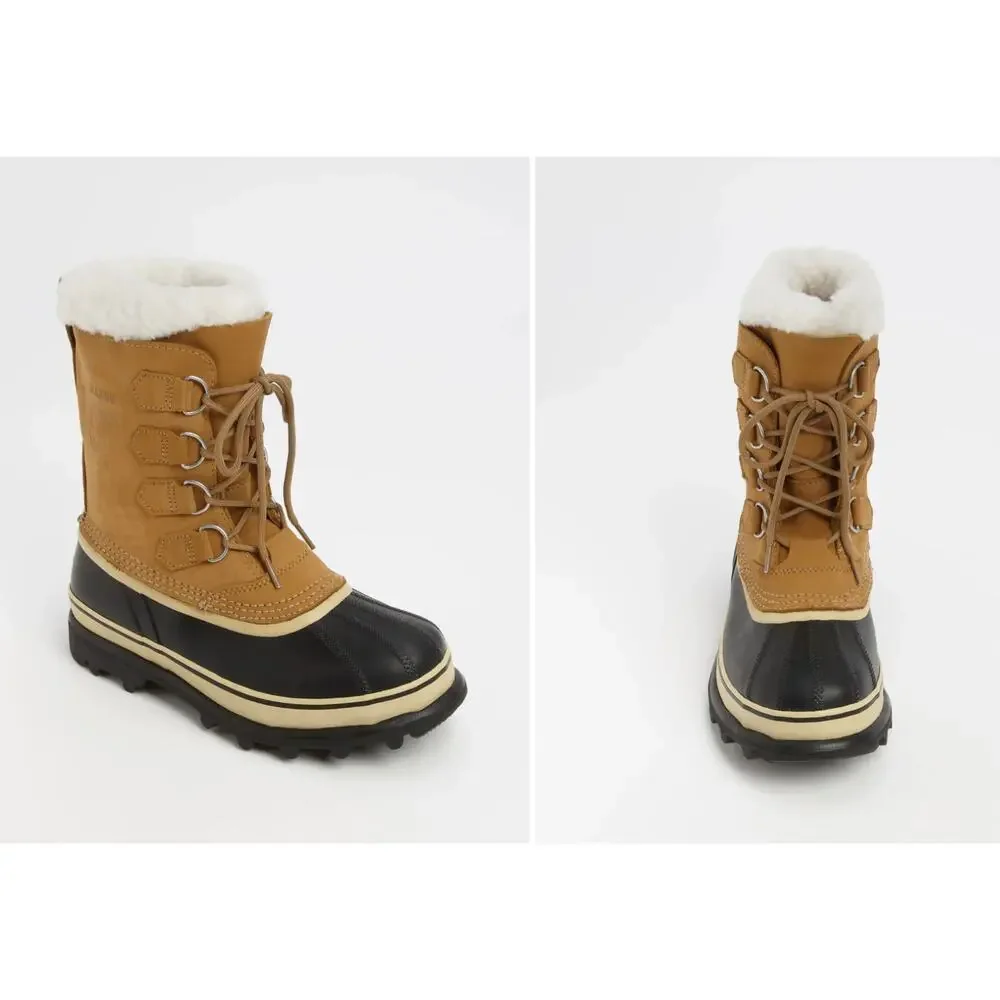 Sorel Caribou™ WP Waterproof Boot Buff Caramel Color Men's Size 9